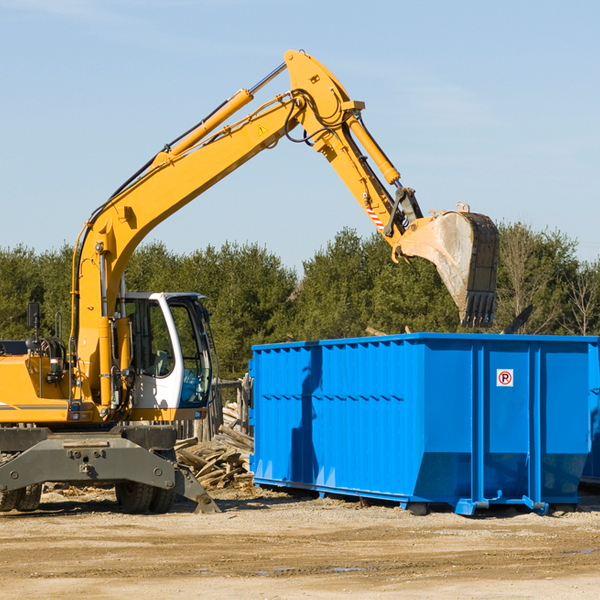 can i choose the location where the residential dumpster will be placed in Shelby IN